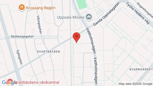 Lägenheter till salu i Uppsala - kort over placeringen