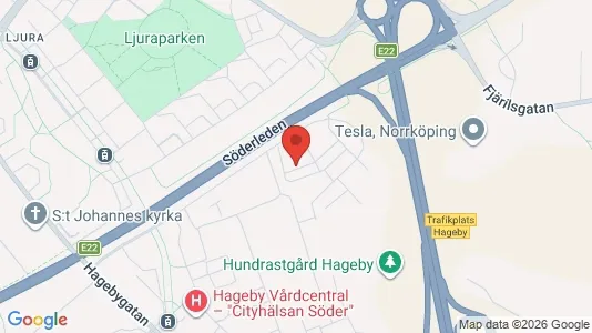 Lägenheter att hyra i Norrköping - kort over placeringen