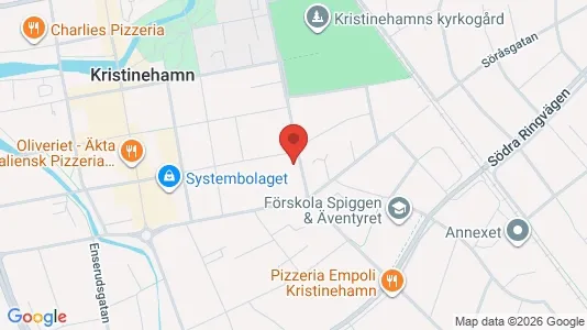 Lägenheter att hyra i Kristinehamn - kort over placeringen