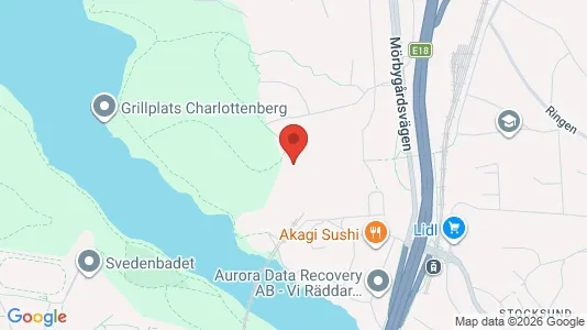 Lägenheter till salu i Danderyd - kort over placeringen