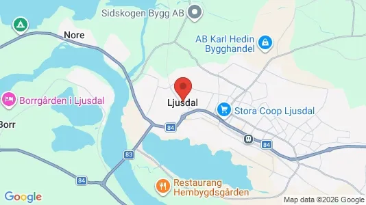 Hus till salu i Ljusdal - Bild från Google Street View