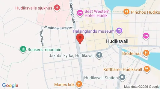 Bostadsrätter till salu i Hudiksvall - Bild från Google Street View