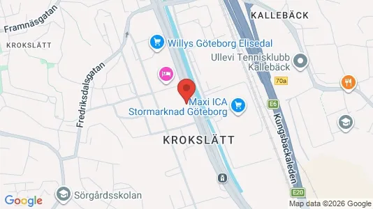 Lägenheter till salu i Örgryte-Härlanda - kort over placeringen