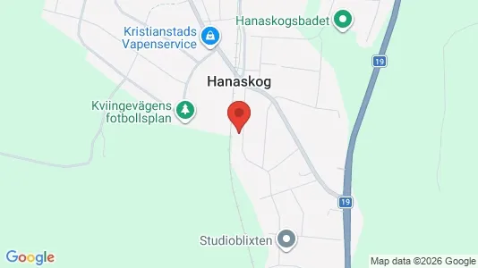 Lägenheter att hyra i Östra Göinge - kort over placeringen
