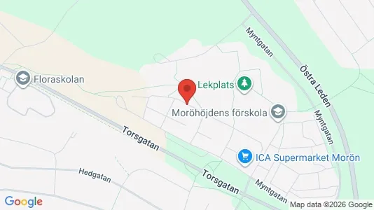Bostadsrätter till salu i Skellefteå - kort over placeringen