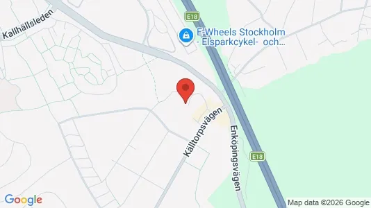 Lägenheter till salu i Järfälla - kort over placeringen