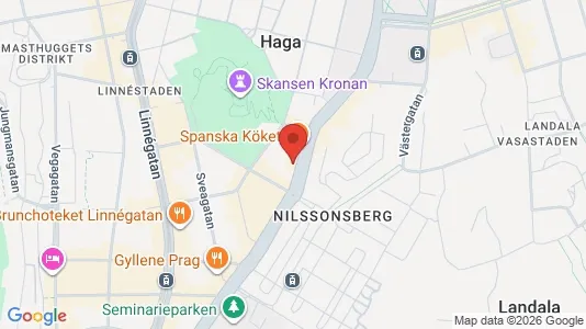 Lägenheter till salu i Göteborg Centrum - kort over placeringen