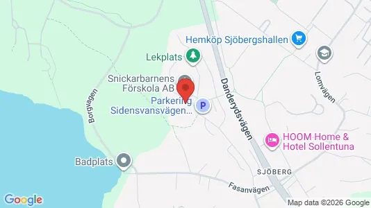 Lägenheter till salu i Österåker - kort over placeringen