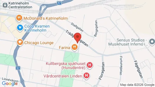 Lägenheter att hyra i Katrineholm - kort over placeringen