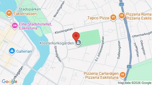 Lägenheter att hyra i Eskilstuna - kort over placeringen