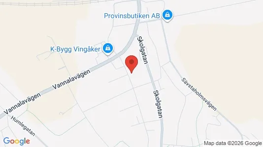 Lägenheter att hyra i Vingåker - kort over placeringen
