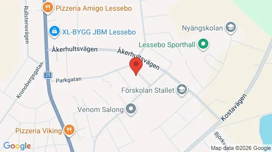 Lägenheter att hyra i Lessebo - kort over placeringen