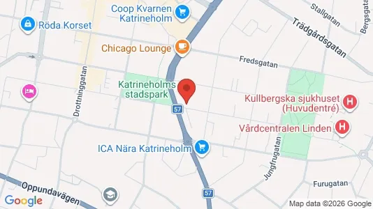 Lägenheter att hyra i Katrineholm - kort over placeringen