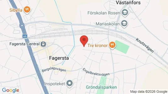 Lägenheter att hyra i Fagersta - Bild från Google Street View