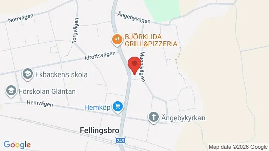 Lägenheter att hyra i Lindesberg - kort over placeringen