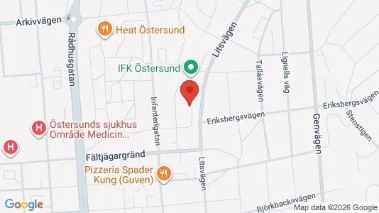 Lägenheter att hyra i Östersund - Bild från Google Street View