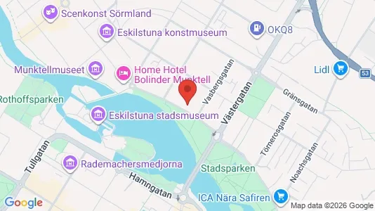 Lägenheter att hyra i Eskilstuna - kort over placeringen