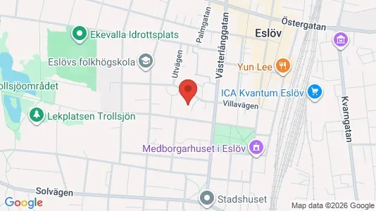 Lägenheter att hyra i Eslöv - Bild från Google Street View