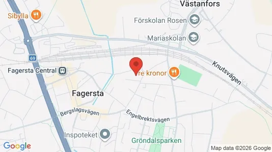 Lägenheter att hyra i Fagersta - Bild från Google Street View