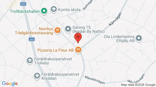 Lägenheter att hyra i Tyresö - kort over placeringen