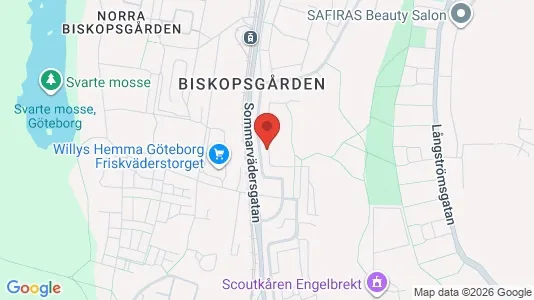Lägenheter till salu i Västra hisingen - kort over placeringen