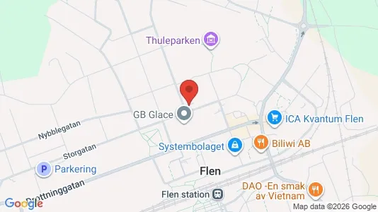 Lägenheter att hyra i Flen - kort over placeringen