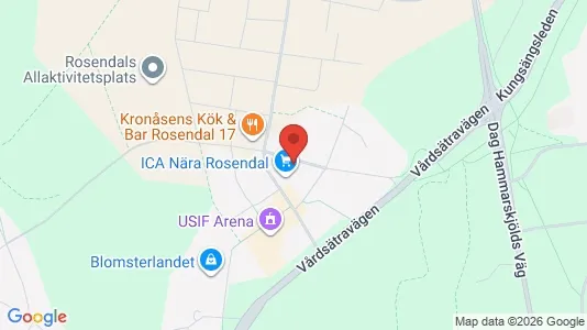 Lägenheter till salu i Uppsala - kort over placeringen