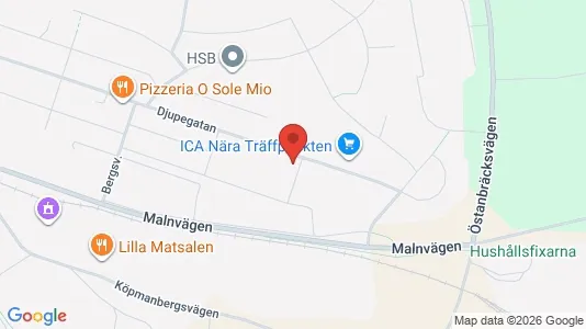 Bostadsrätter till salu i Hudiksvall - Bild från Google Street View