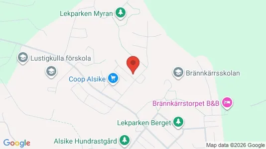 Bostadsrätter till salu i Knivsta - kort over placeringen