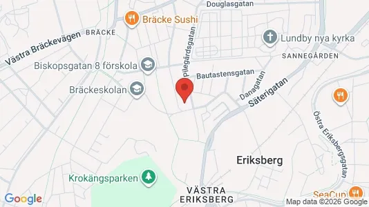 Lägenheter till salu i Västra hisingen - kort over placeringen