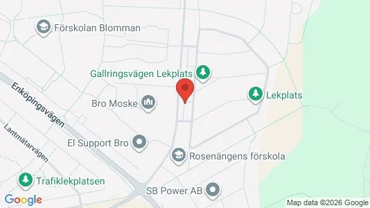 Bostadsrätter till salu i Upplands-Bro - kort over placeringen