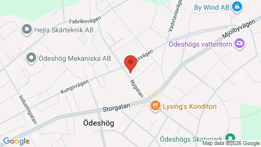 Lägenheter att hyra i Ödeshög - Bild från Google Street View