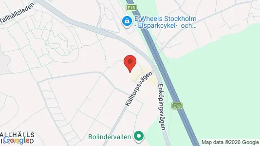 Bostadsrätter till salu i Järfälla - kort over placeringen