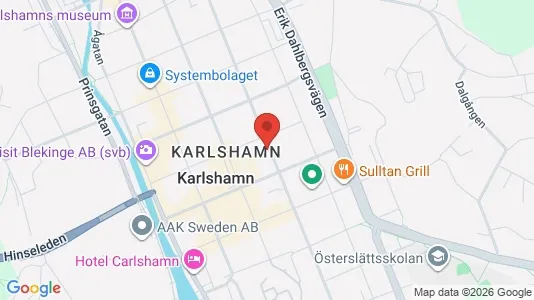 Lägenheter att hyra i Karlshamn - Bild från Google Street View