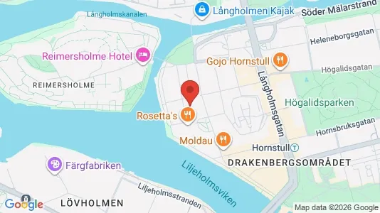 Lägenheter till salu i Södermalm - kort over placeringen