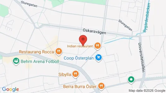 Lägenheter till salu i Örebro - kort over placeringen