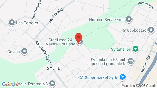 Bostadsrätter till salu i Trollhättan - kort over placeringen