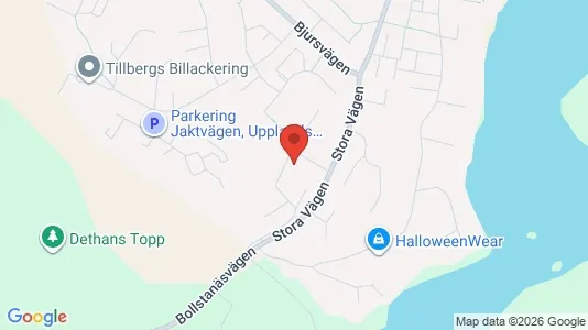 Bostadsrätter till salu i Upplands Väsby - kort over placeringen