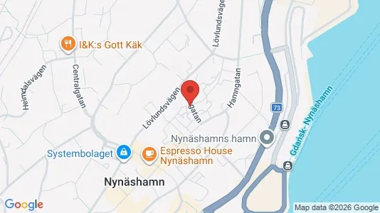 Lägenheter till salu i Nynäshamn - kort over placeringen