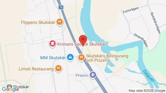 Bostadsrätter till salu i Älvkarleby - kort over placeringen