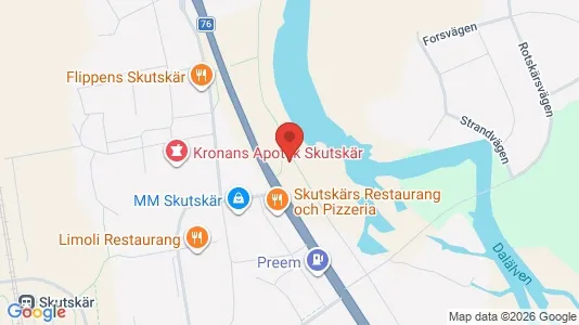 Bostadsrätter till salu i Älvkarleby - kort over placeringen