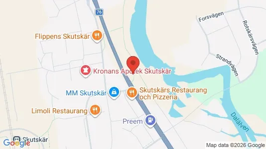 Bostadsrätter till salu i Älvkarleby - kort over placeringen