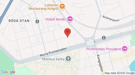 Lägenheter att hyra i Norrköping - kort over placeringen