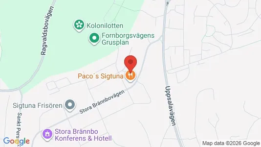Lägenheter att hyra i Sigtuna - kort over placeringen