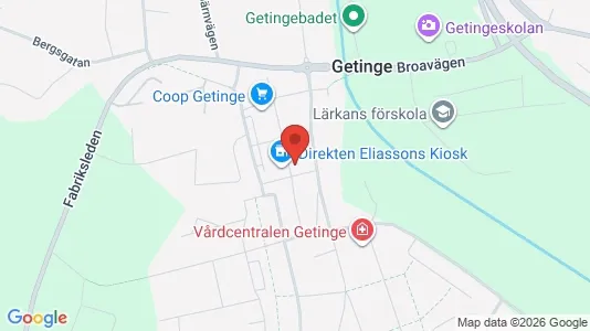 Bostadsrätter till salu i Halmstad - kort over placeringen