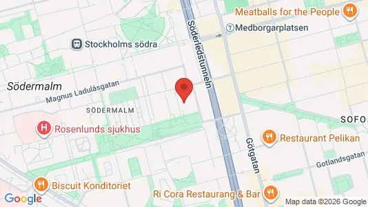 Lägenheter till salu i Södermalm - kort over placeringen