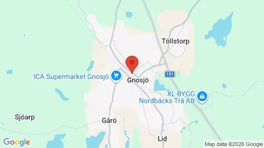 Tomter till salu i Gnosjö - Bild från Google Street View