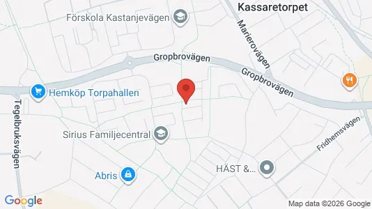 Lägenheter till salu i Vänersborg - kort over placeringen