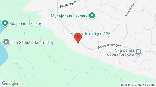Lägenheter till salu i Täby - kort over placeringen