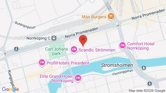 Lägenheter till salu i Norrköping - kort over placeringen